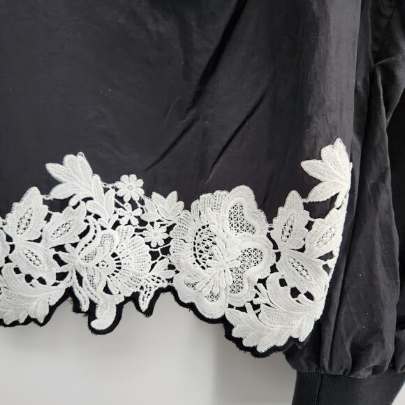 Adidas x Dry Clean Only Blouson Embroidered Beaded Top Size Small - Picture 8 of 8